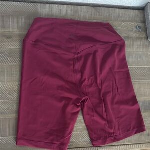 Stori Burgundy biker Shorts